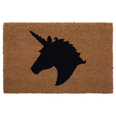 Orsina Filta Unicorn Doormat – Non-Slip Coir Entryway Mat for Outdoors