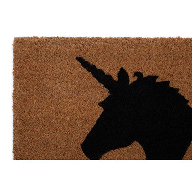 Orsina Filta Unicorn Doormat – Non-Slip Coir Entryway Mat for Outdoors