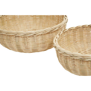 Orsina Lidi Bamboo Storage Baskets – Set of 3 Eco-Friendly Organisers