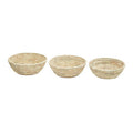Orsina Lidi Palm Leaf Baskets - Set of 3 Sustainable Woven Storage