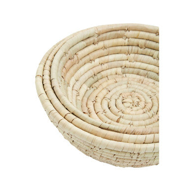 Orsina Lidi Palm Leaf Baskets - Set of 3 Sustainable Woven Storage