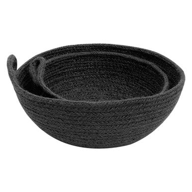 Orsina Lidi Jute Baskets - Set of 2 Sustainable Woven Storage Baskets