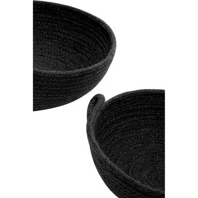 Orsina Lidi Jute Baskets - Set of 2 Sustainable Woven Storage Baskets
