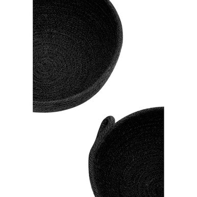 Orsina Lidi Jute Baskets - Set of 2 Sustainable Woven Storage Baskets