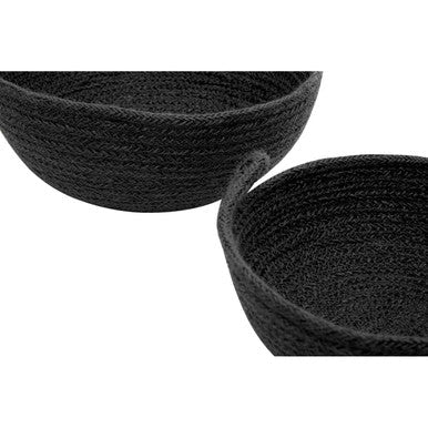 Orsina Lidi Jute Baskets - Set of 2 Sustainable Woven Storage Baskets