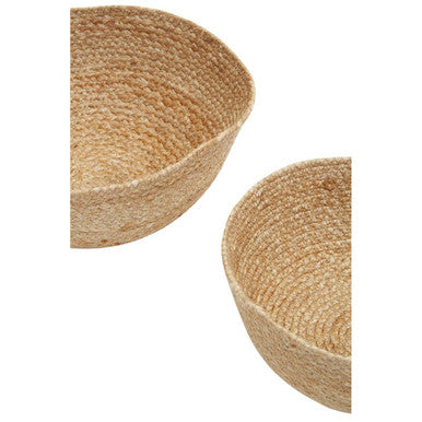 Orsina Lidi Jute Baskets – Set of 3 Eco-Friendly Woven Storage Baskets