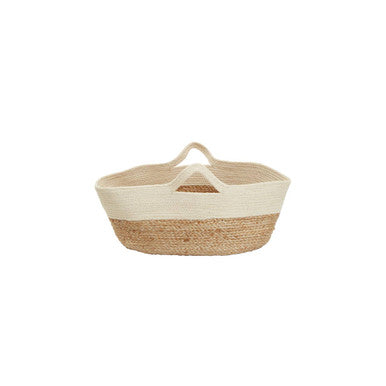 Orsina Lidi Oval Jute Basket – Eco-Friendly Woven Storage for Home