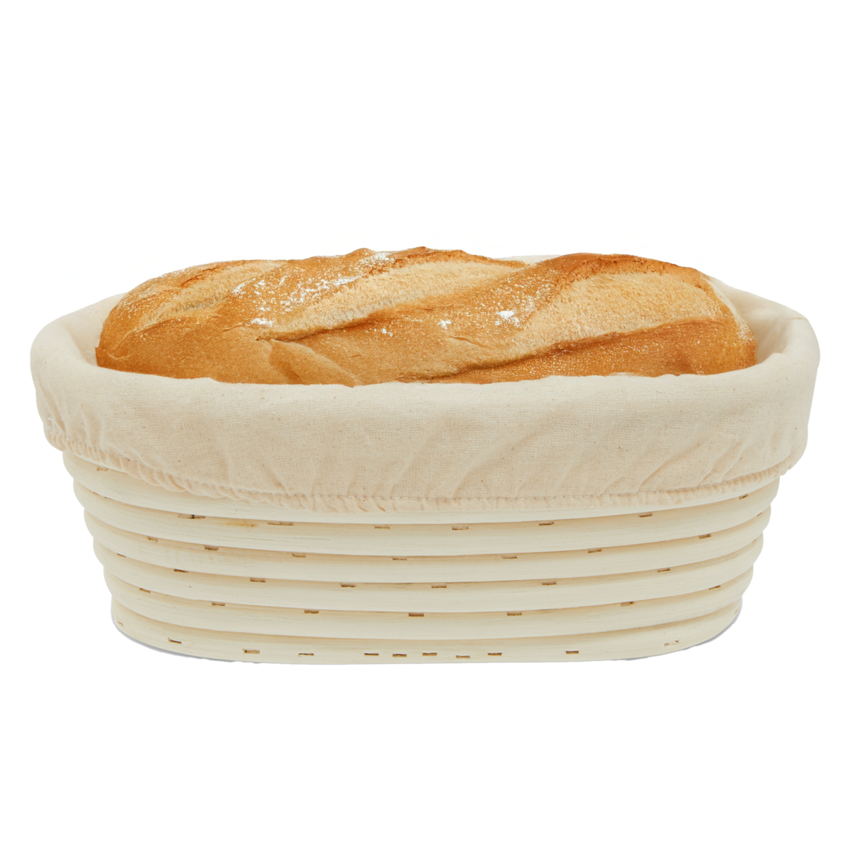 Orsina Rattan Oblong Bread Proofing Basket – Natural Sourdough Banneton