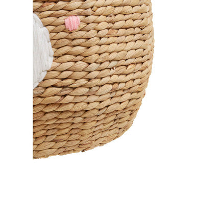 Orsina Lidi Cat Face Basket – Modern Whimsical Toy Storage Organizer