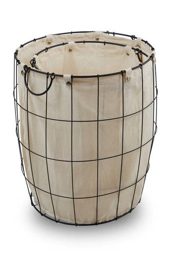 Orsina Matte Black Laundry Baskets – Set of 2 Modern Storage Baskets