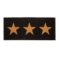 Orsina Extra Large Coir Doormat – Natural Star Pattern Entrance Mat