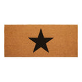 Orsina Big Black Star Extra Large Coir Doormat – Modern Entrance Mat