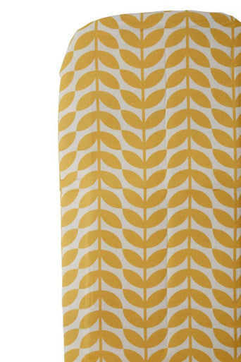 Orsina Flower Ironing Board Cover – Yellow Floral Cotton Pressing Surface