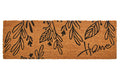 Orsina Filta Leaves Coir Doormat – Natural Leaf Pattern Entrance Mat