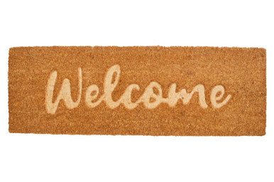 Orsina Filta Embossed Welcome Coir Doormat – Durable Entryway Mat
