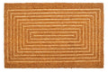 Orsina Filta Geometric Embossed Coir Doormat – Modern Outdoor Mat