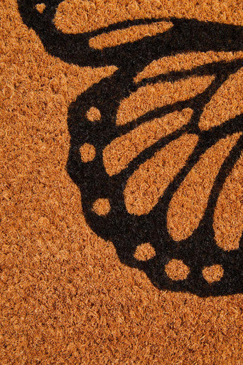 Orsina Filta Butterfly Coir Doormat – Durable Outdoor Entryway Scraper