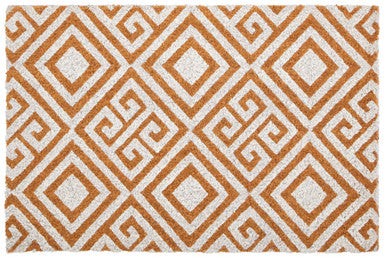 Orsina Filta Coir Geometric Doormat – Modern Outdoor Entrance Rug