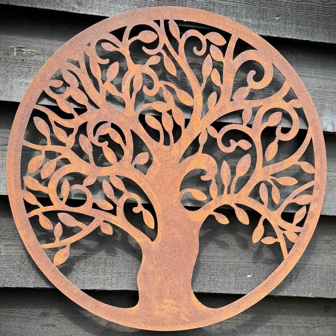 Rustic Warehouse Norfolk Tree of Life Metal Garden Wall Art – 55cm