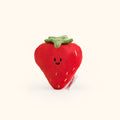 LuLuFun Studio Strawberry Plush Bag Charm – Handmade Kawaii Soft Toy