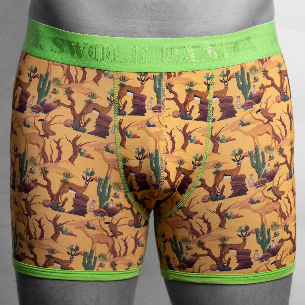Swole Panda Bamboo Boxers – Savannah Breathable Anti-Chafe Underwear