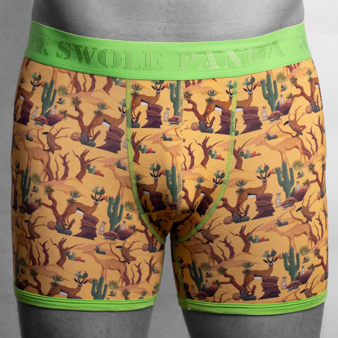 Swole Panda Bamboo Boxers – Savannah Breathable Anti-Chafe Underwear