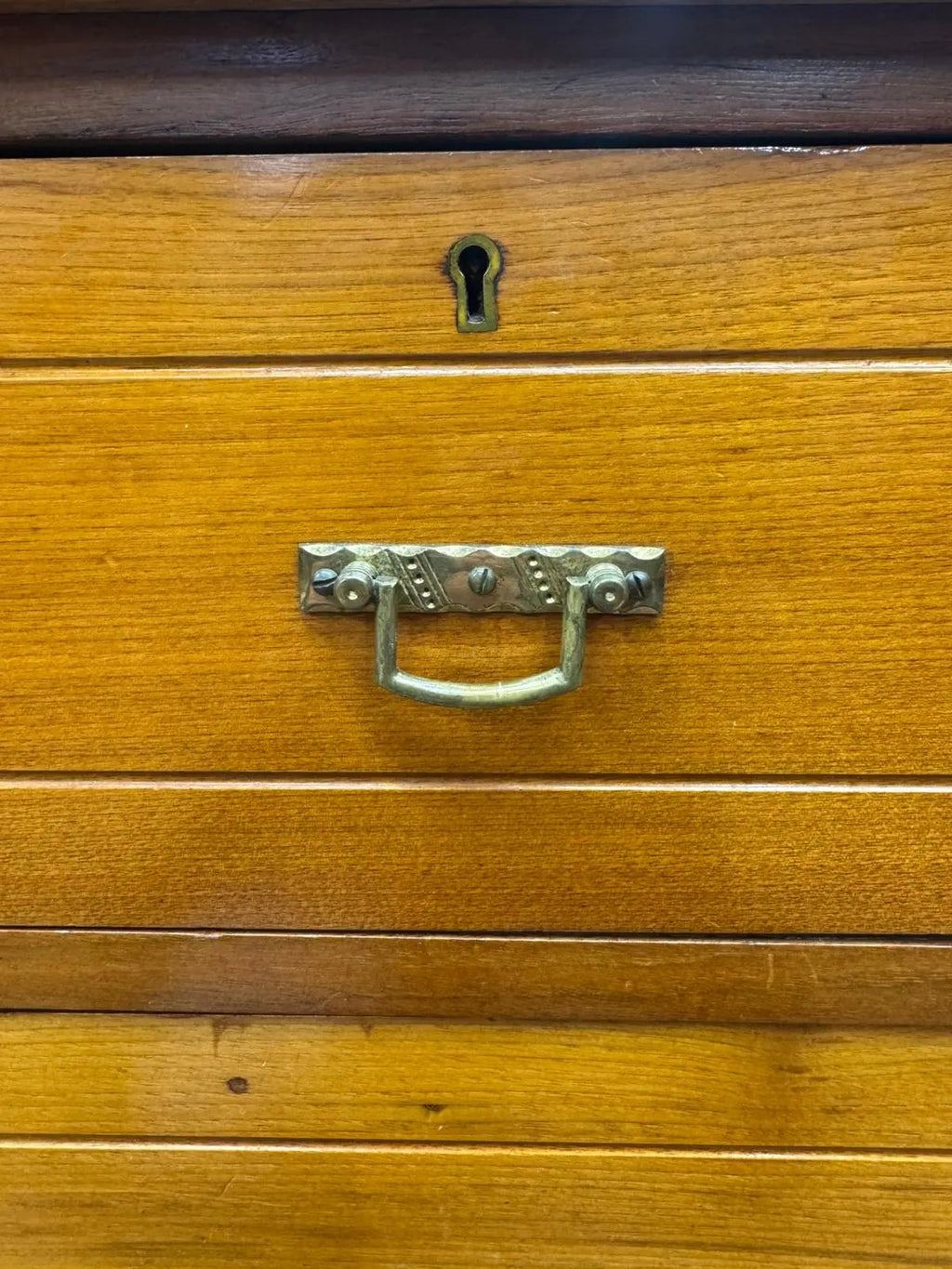 Antique Walnut Chest of Drawers by Maple & Co  Edwardian Dressing Table