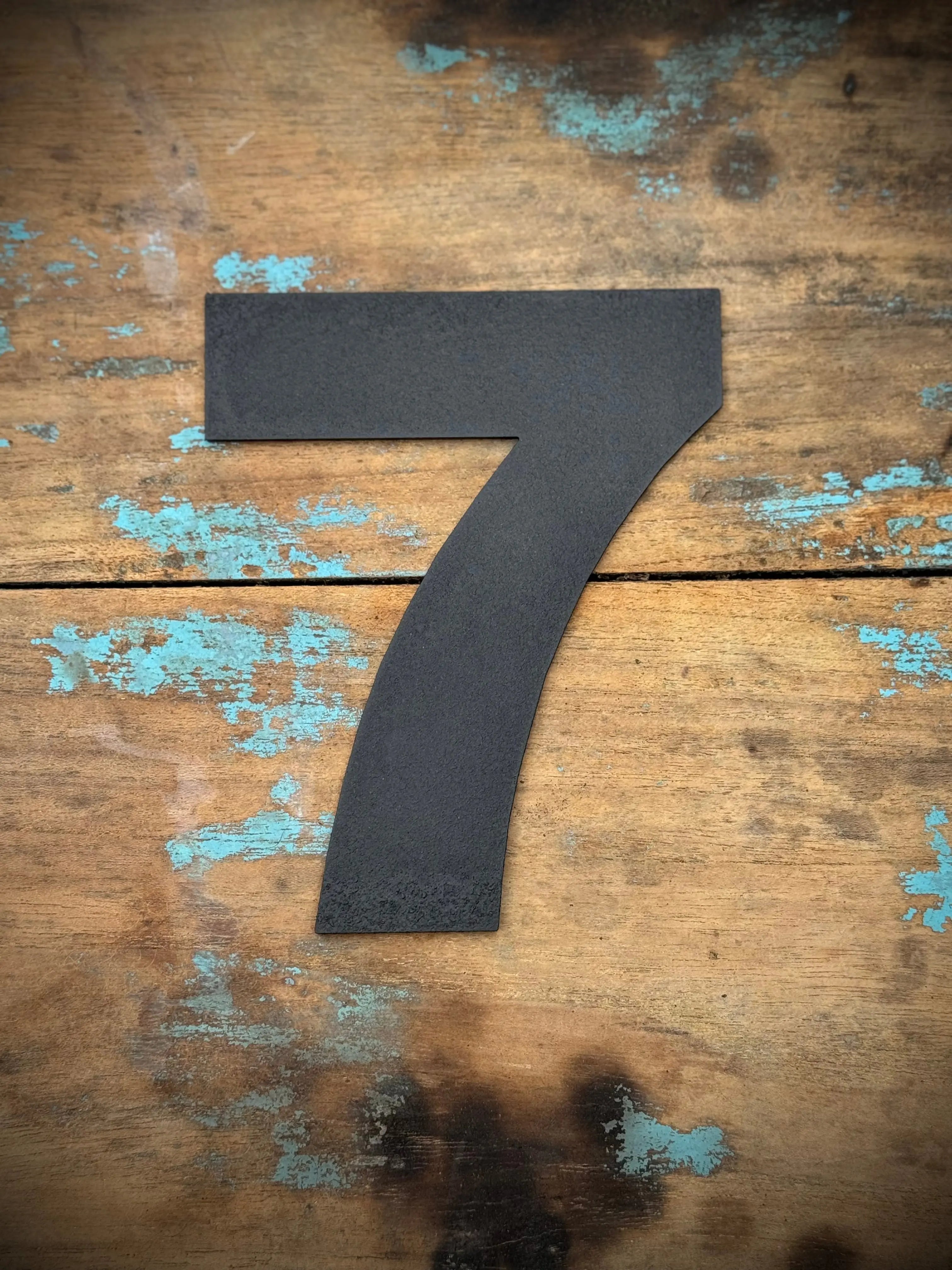 Rustic Black Metal Letters – Industrial Steel Wall Decor by Rustic Warehouse