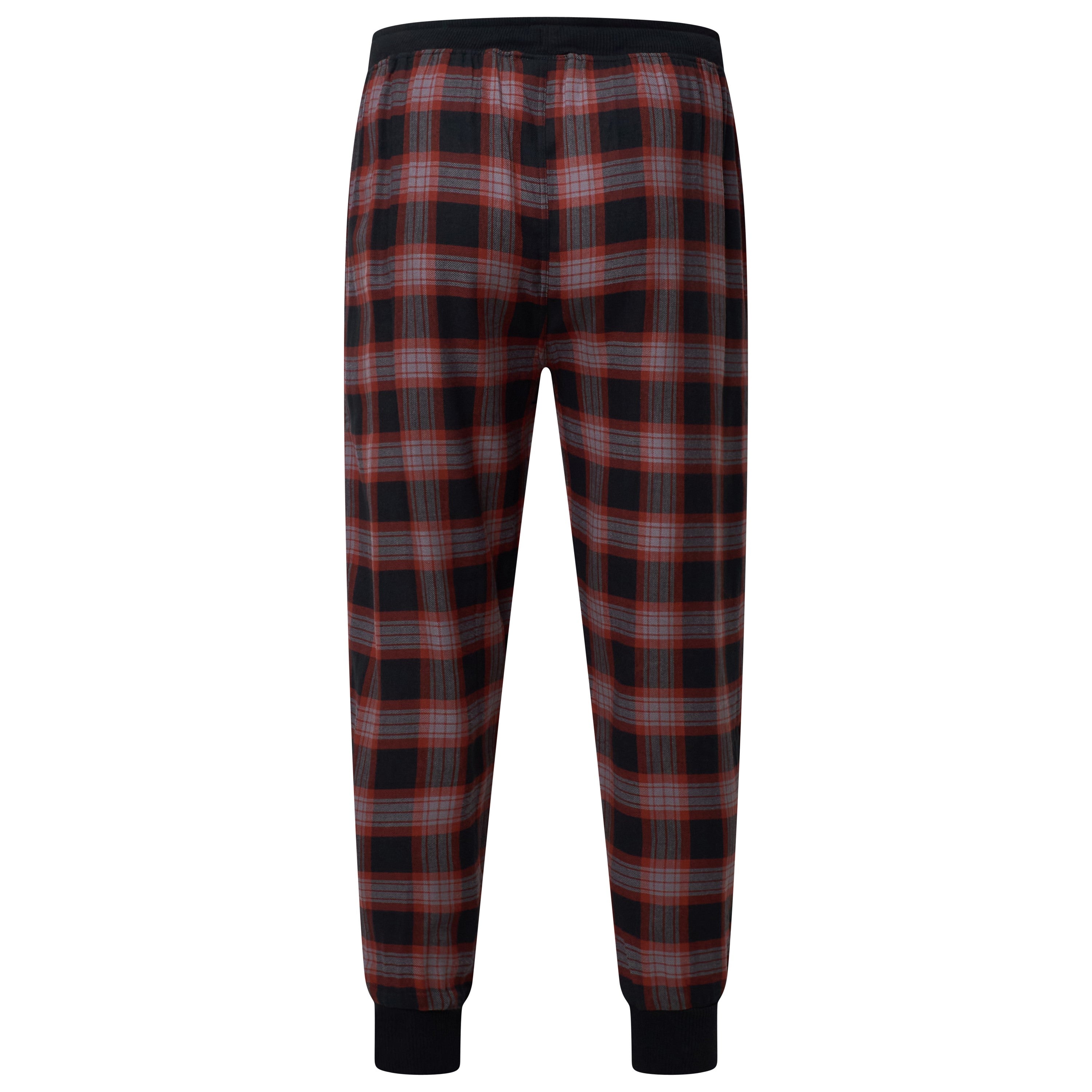 Lucky Brand Crew Neck & Closed Hem Flannel Pant Pyjama Set