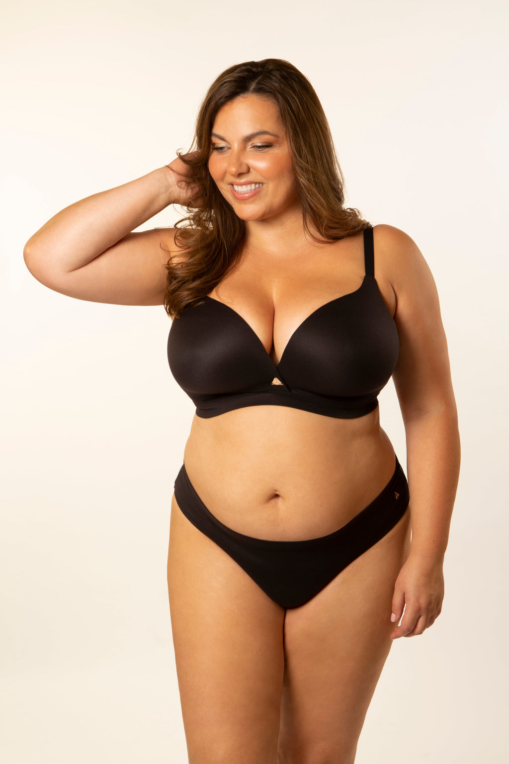 Freedom Underwear Seamless Wireless Freedom Bra - Black Bralette