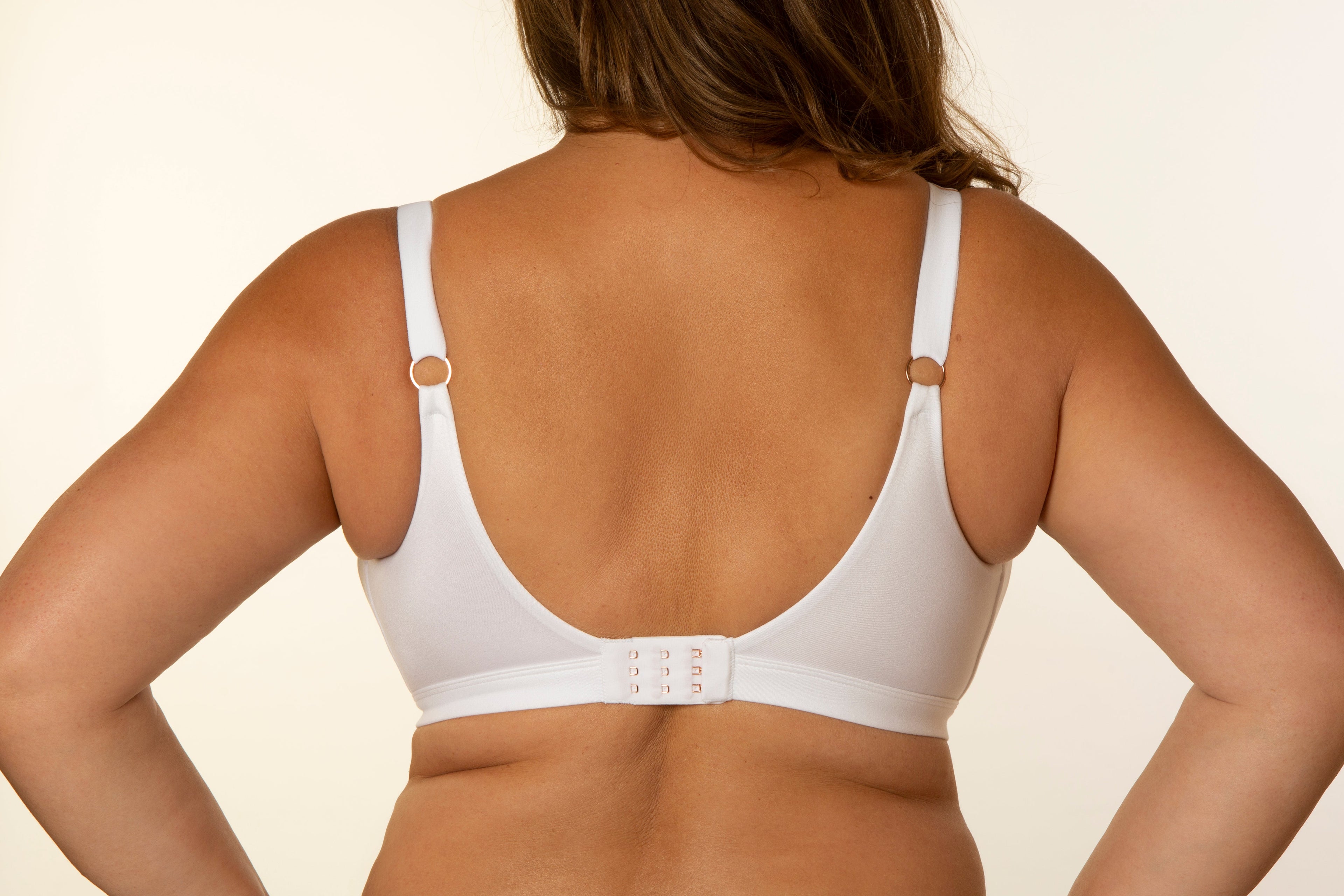 Freedom Underwear Seamless Wireless Support Bra - White Everyday Comfort