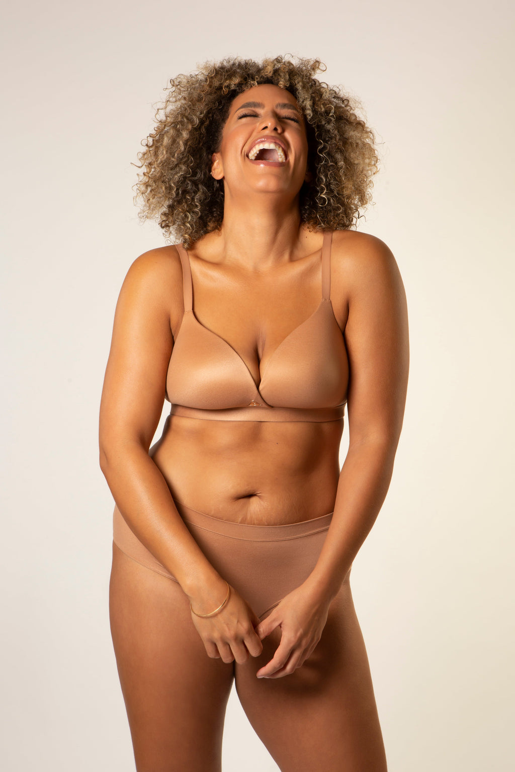 Freedom Underwear Seamless Wirefree Freedom Bra - Clay Comfort Bralette