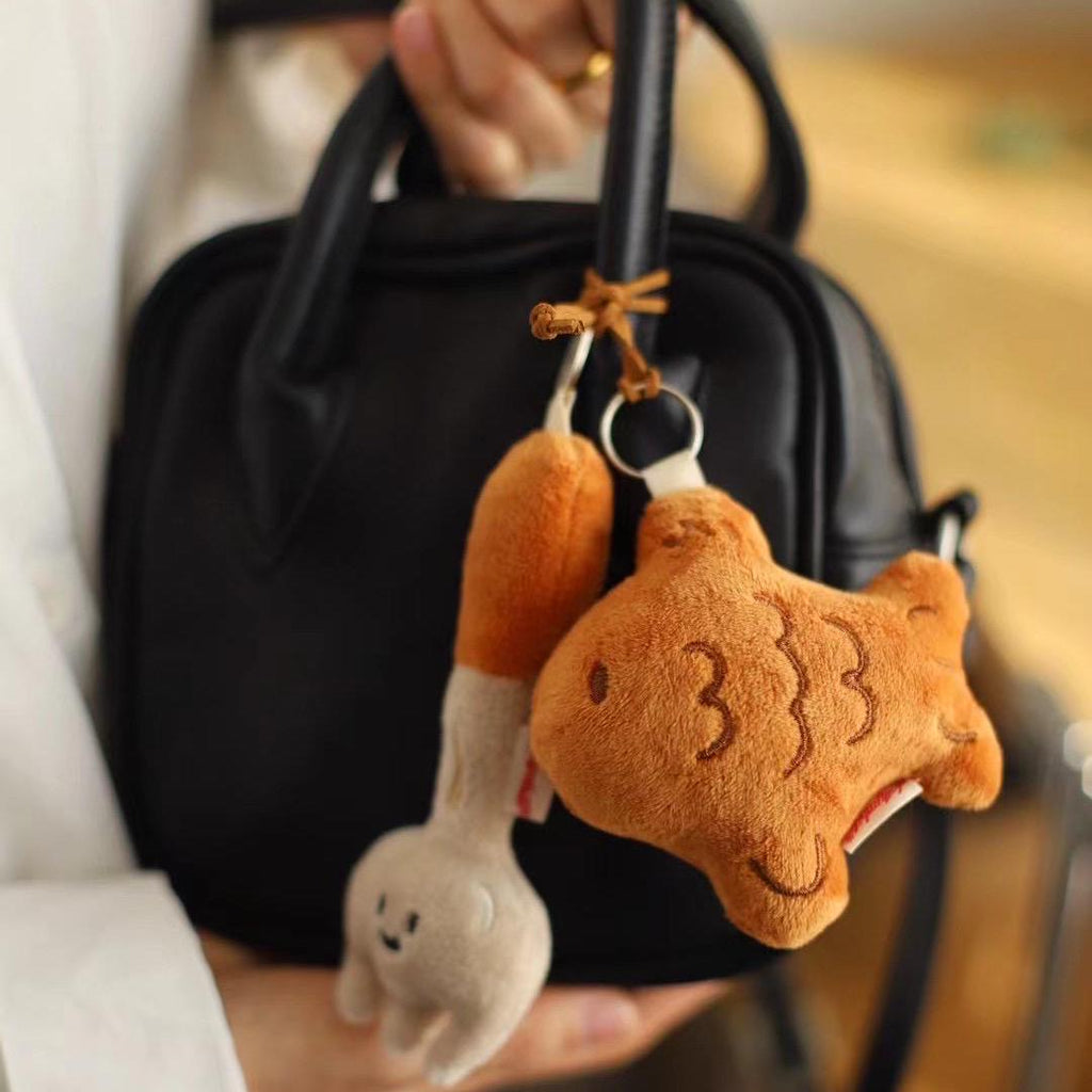 LuLuFun Studio Kawaii Food Plush Bag Charm | Japanese Snack Keychain