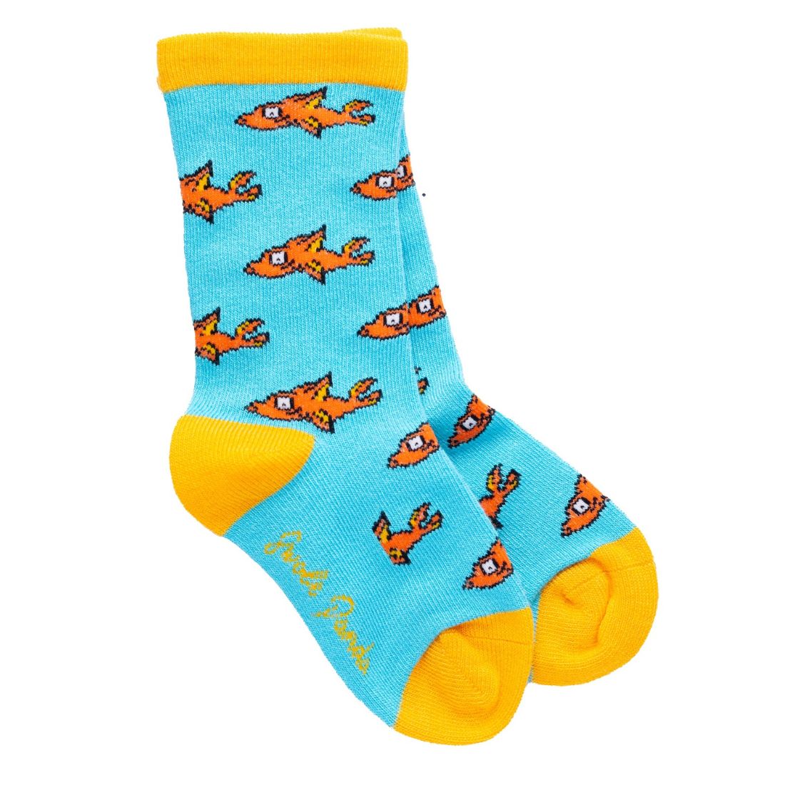 Swole Panda Children's Guppy Fish Bamboo Socks – Seamless & Breathable