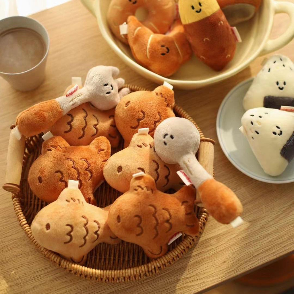 LuLuFun Studio Kawaii Food Plush Bag Charm | Japanese Snack Keychain