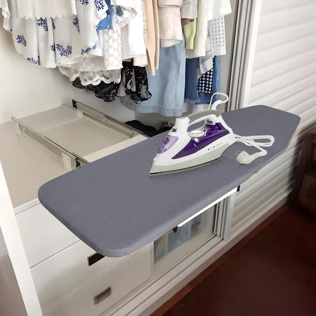 Nisorpa Folding Ironing Board | 180° Swivel Pull Out Space Saving