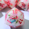 Fey Garden | Sharp Edge Dice | Resin | 7 Piece Set