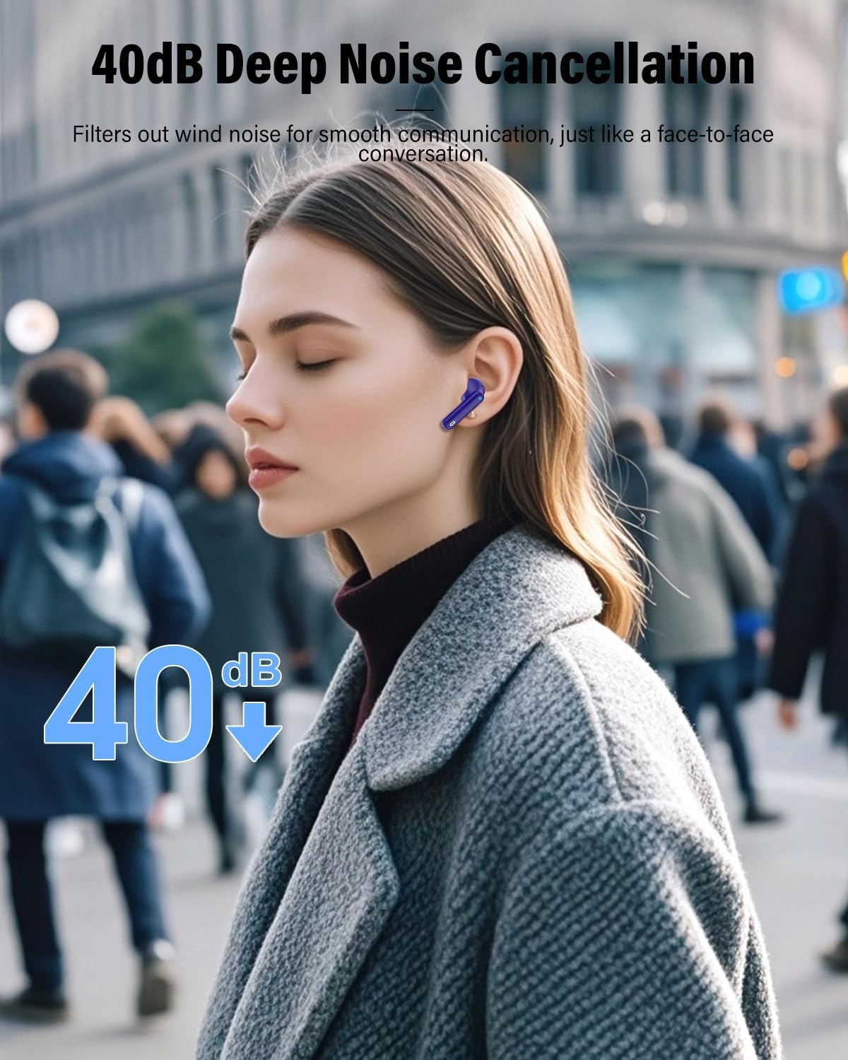 Btootos Wireless Earbuds - Bluetooth 5.3 Noise Cancelling IPX7 Green