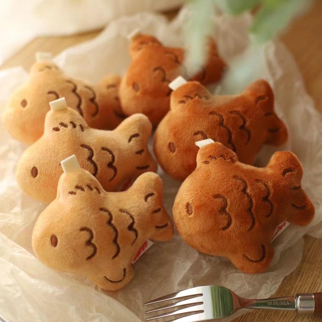 LuLuFun Studio Kawaii Food Plush Bag Charm | Japanese Snack Keychain