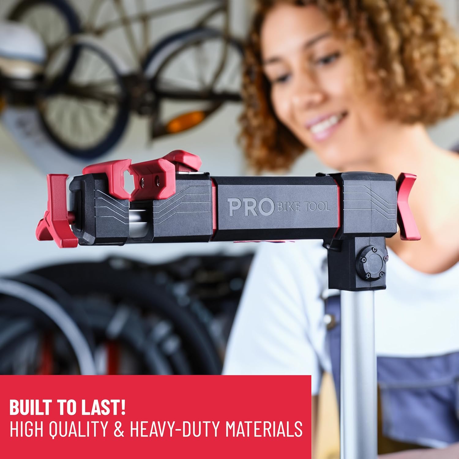 Pro Bike Tool Adjustable Bike Repair Stand - Heavy Duty Metal Workstand