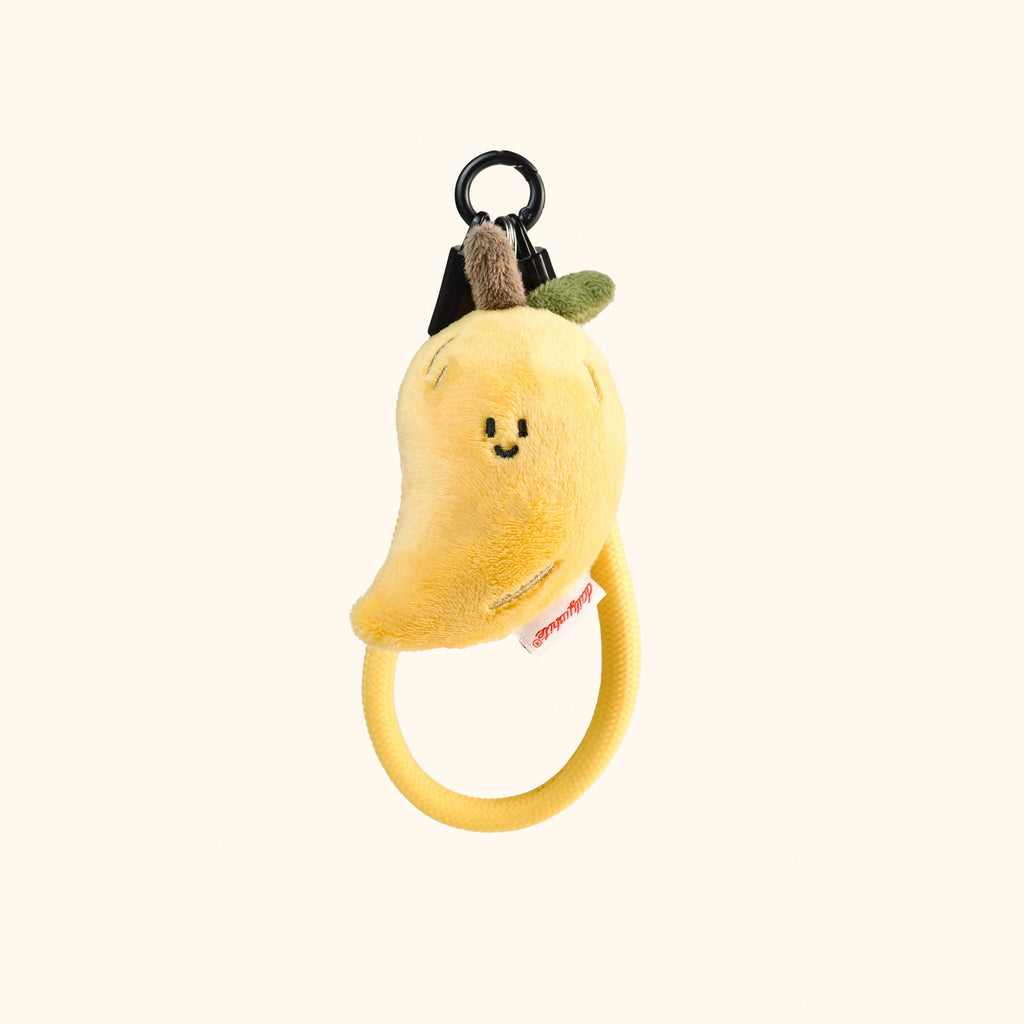 LuLuFun Studio Mango Plush Bag Charm – Cute Yellow Kawaii Keychain