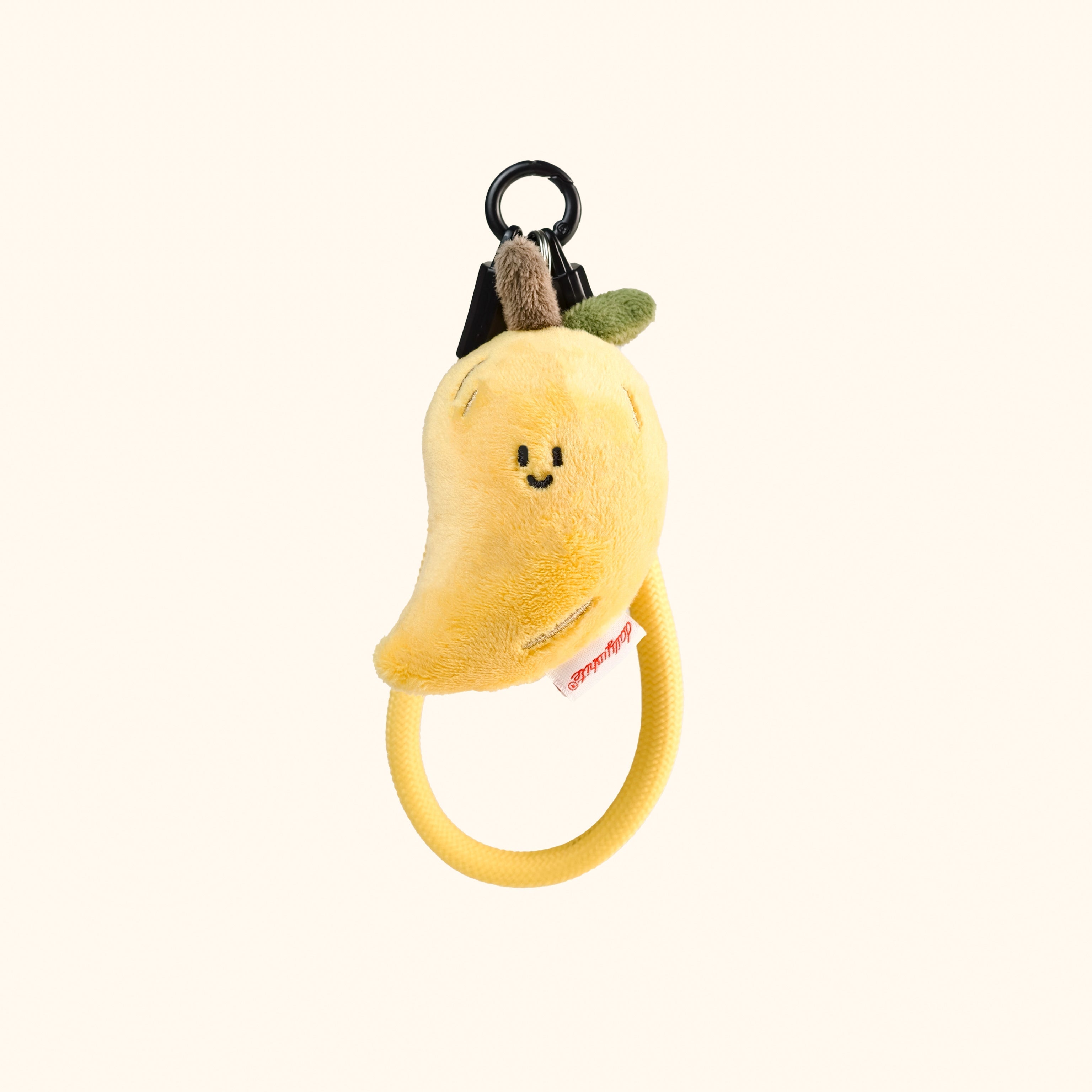 LuLuFun Studio Mango Plush Bag Charm – Cute Yellow Kawaii Keychain