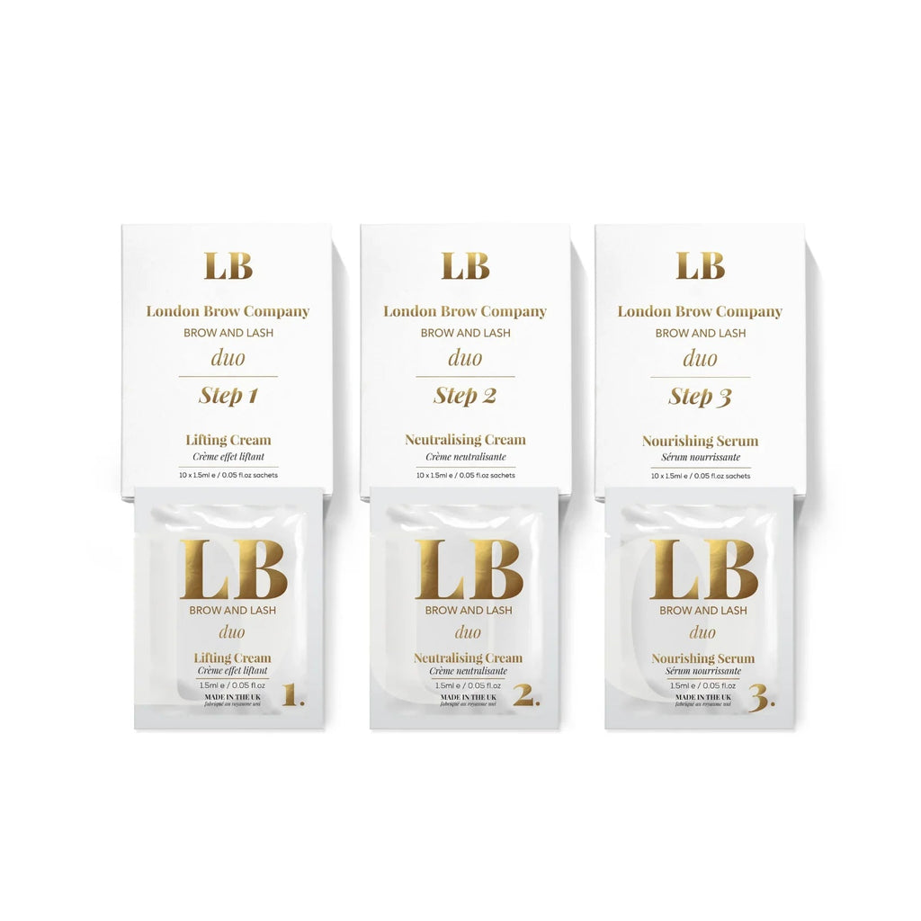 The London Brow DUO Waterproof Lash Lift & Brow Lamination System