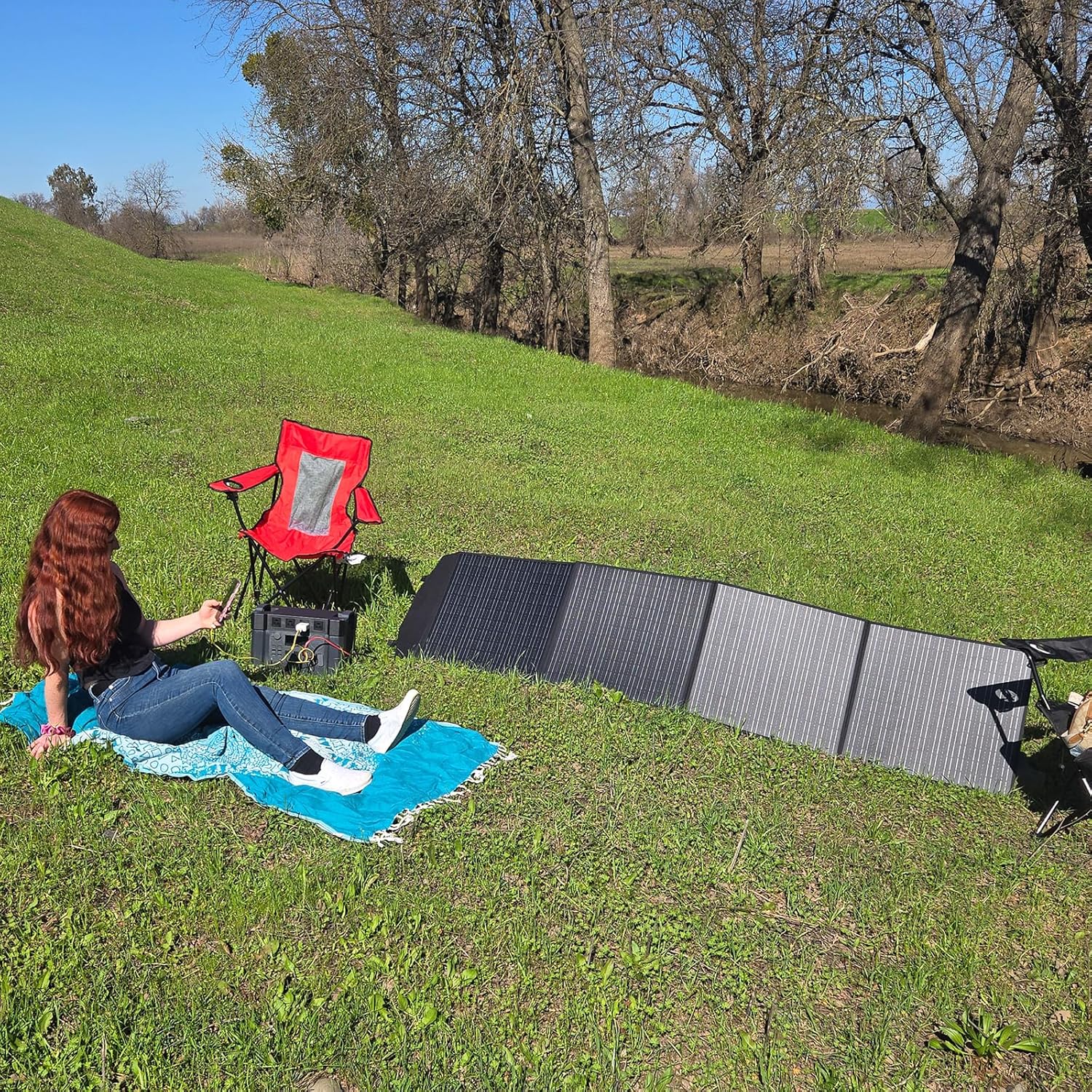 ALLPOWERS 200W Portable Solar Panel | Foldable IP66 Waterproof Charger