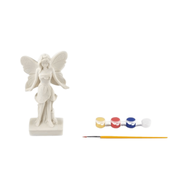 PoundFun Paint Your Own Garden Fairy Kit – DIY Whimsical Art Activity