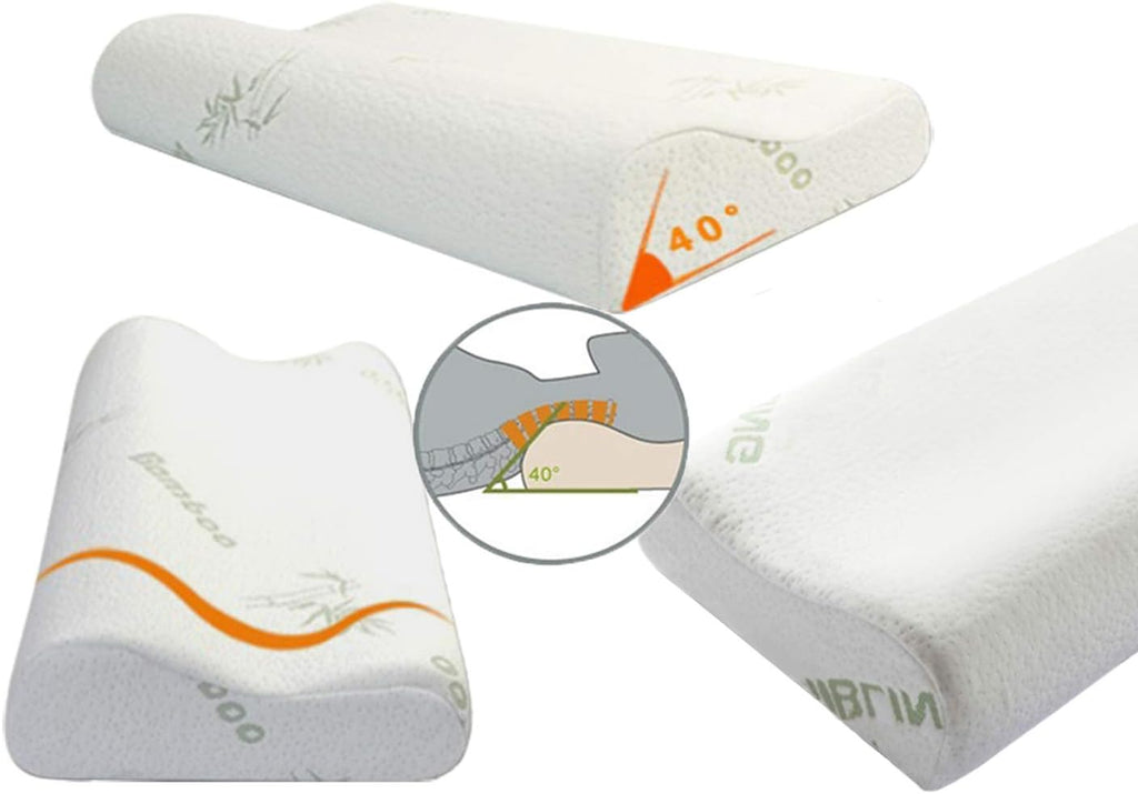 Ecosafeter Memory Foam Cervical Pillow – Orthopedic Neck Support
