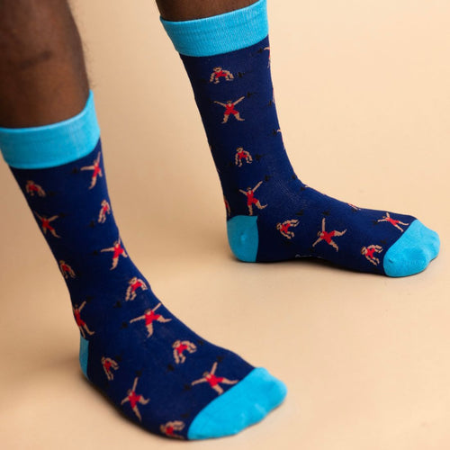 Swole Panda Weight Lifter Bamboo Socks – Breathable Fitness Gym Socks