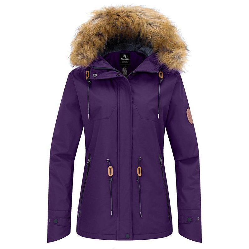 Wantdo Women's Waterproof Ski Jacket | Windproof Winter Snowboard Coat