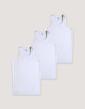 3 Pack White Tank Tops