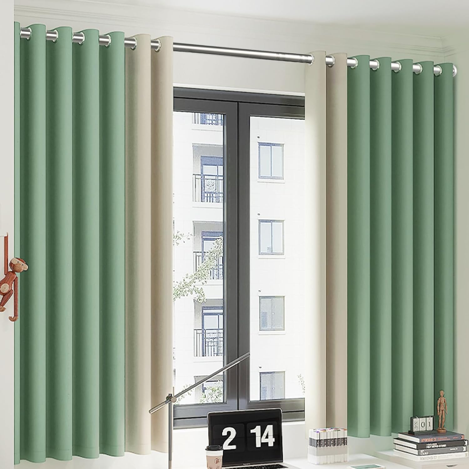 Massive Discounts Stainless Steel Tension Shower Curtain Rod, 160–270cm